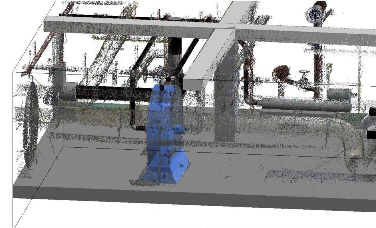 Estructura modelada dentro de la nube